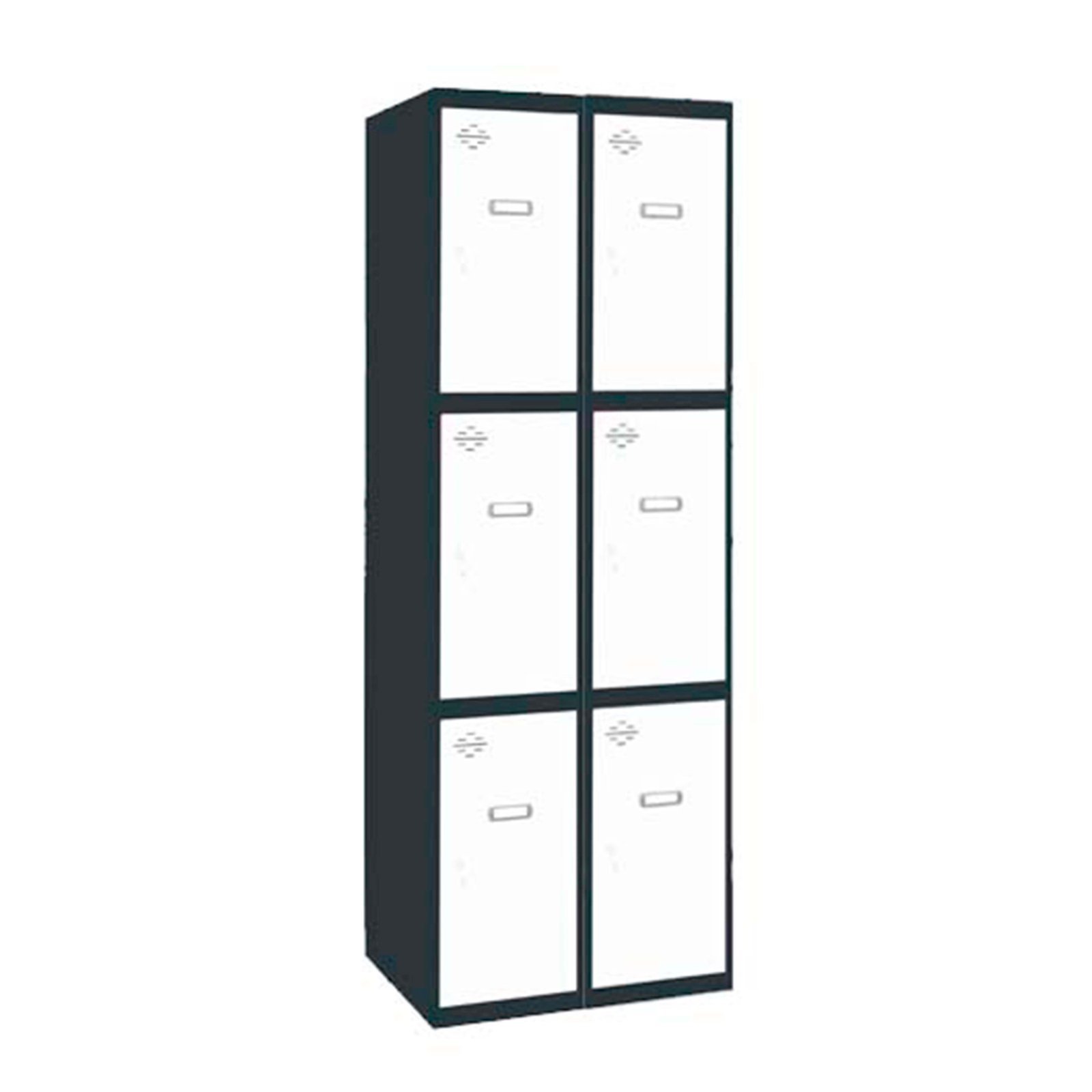 Simonlocker PROF DISM 3 Puerta 2/6 300 (600)AN/BL Simonrack 1800X600 500 Mm Blanco