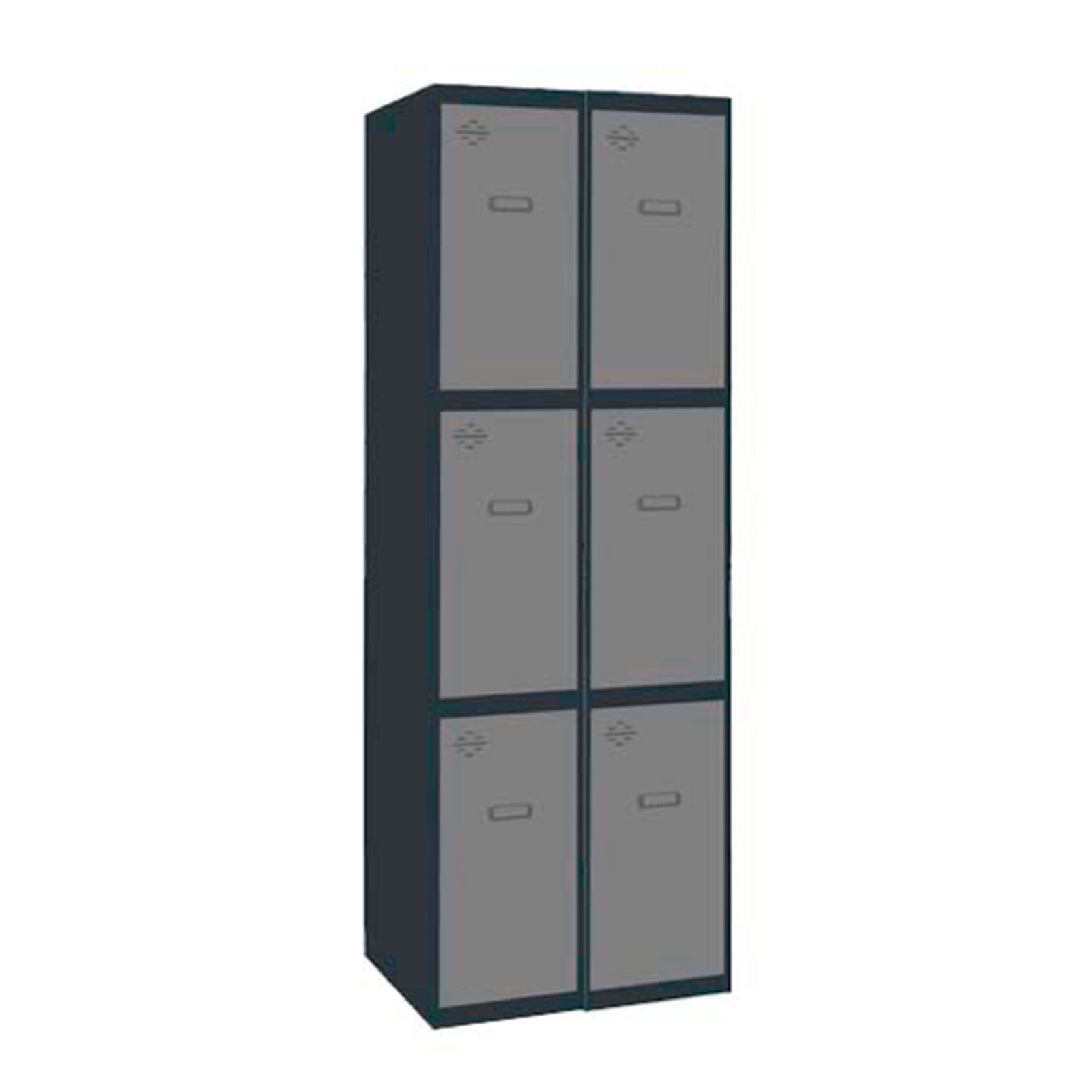 Simonlocker PROF DISM 3 Puerta 2/6 300 (600)AN/GR Simonrack 1800X600 500 Mm Gris