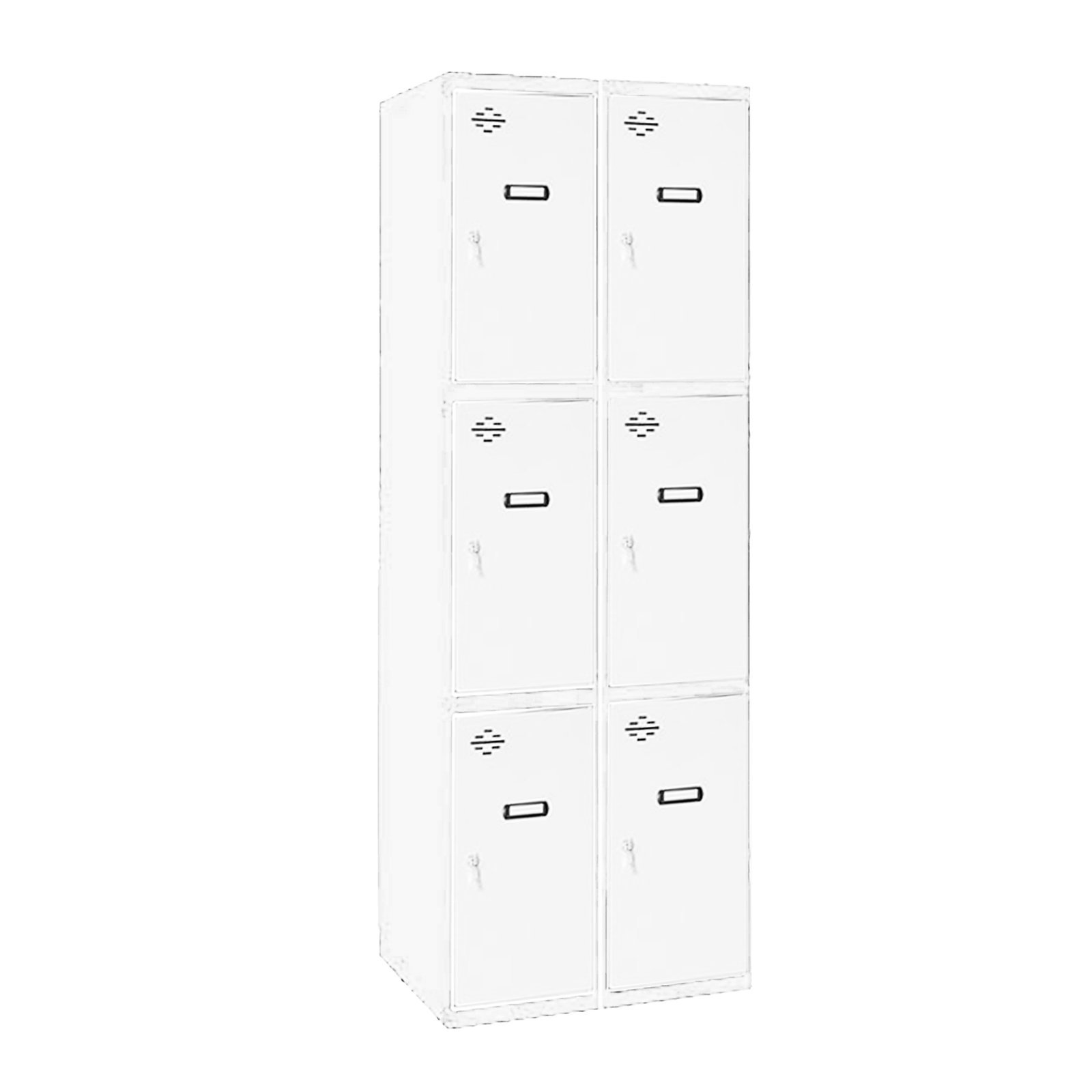 Simonlocker PROF DISM 3 Puerta 2/6 300 (600)BL/BL Simonrack Blanca