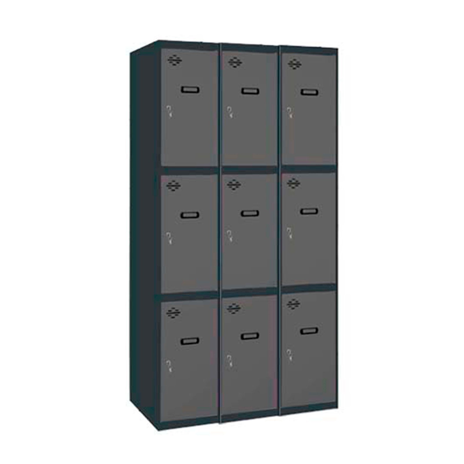 Simonlocker PROF DISM 3 Puerta 3/9 300 (900)AN/AN Simonrack 1800X900 500 Mm Antracita
