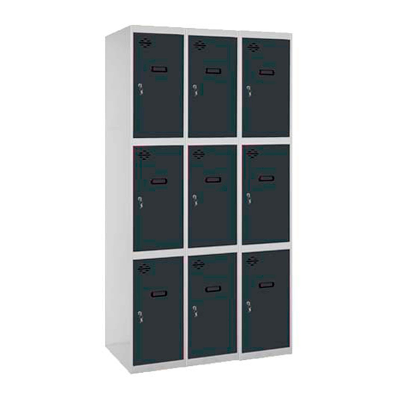 Simonlocker DESM 3 Puertas 3/9 400 (1200) GR/AN Simonrack 1800X1200 500 Mm Gris