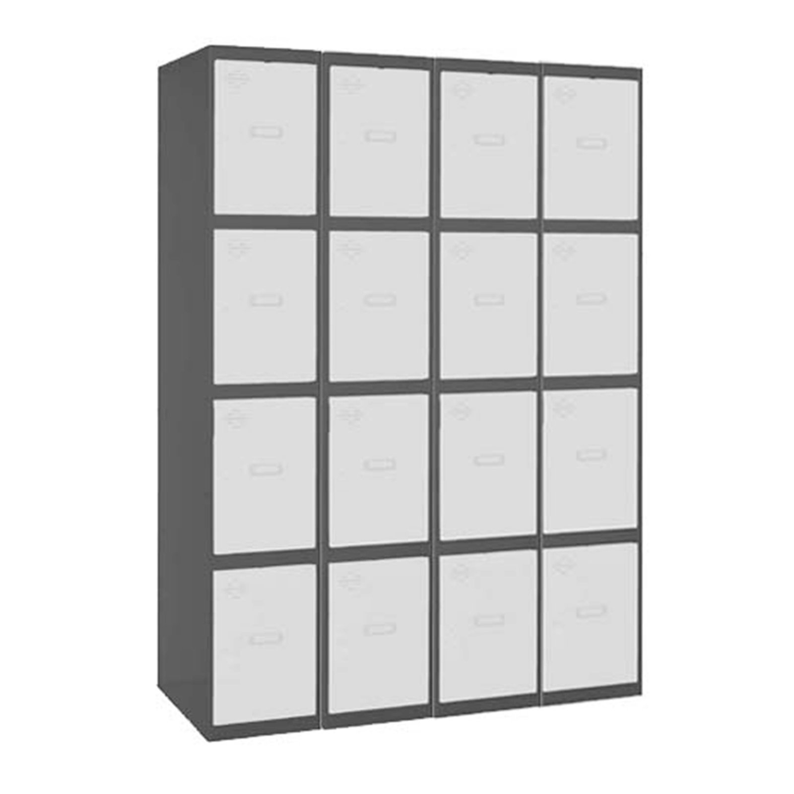 Simonlocker PROF DISM 4 Puerta 4/16 300(1200)AN/BL Simonrack 1800X1200 500 Mm Blanco