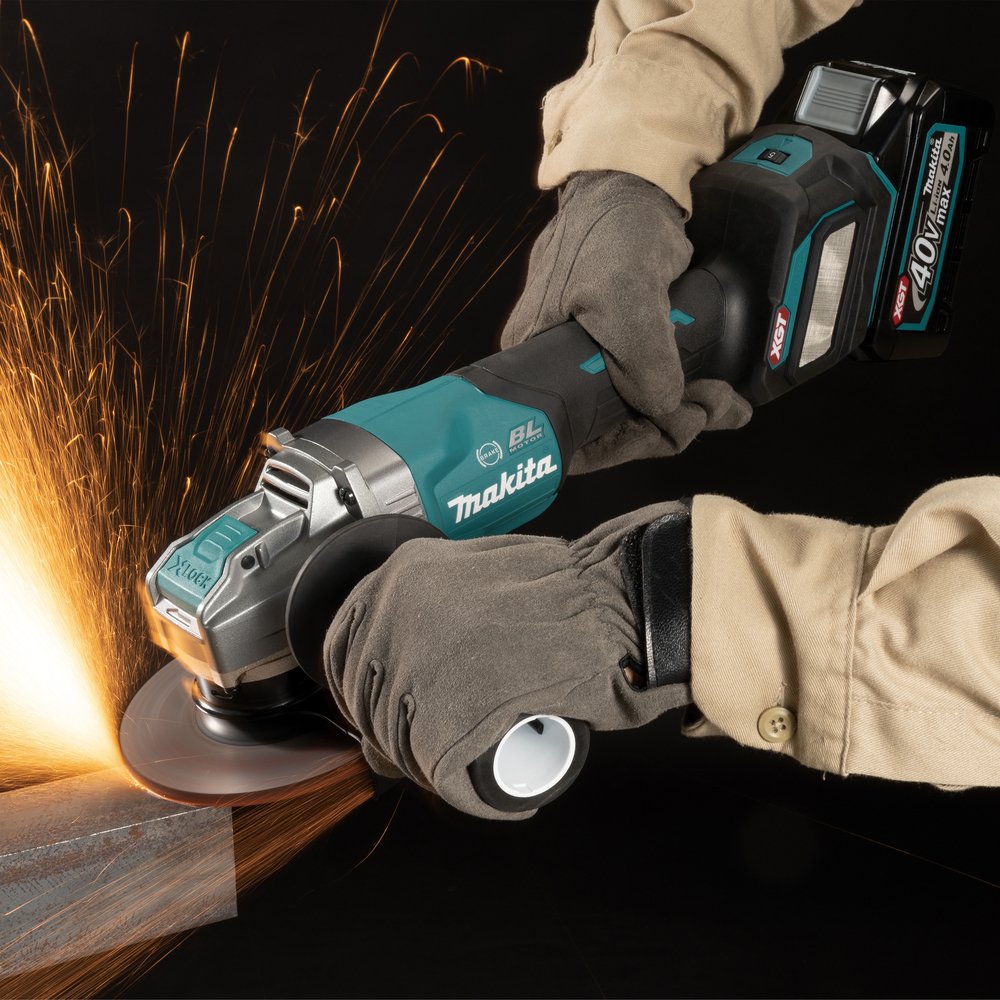 GZ Miniamoladora Xgt® Makita GA044 125 Mm 9000 M Blanca herramienta batería 000 W - Solo máquina (sin batería ni cargador) - Imagen 12