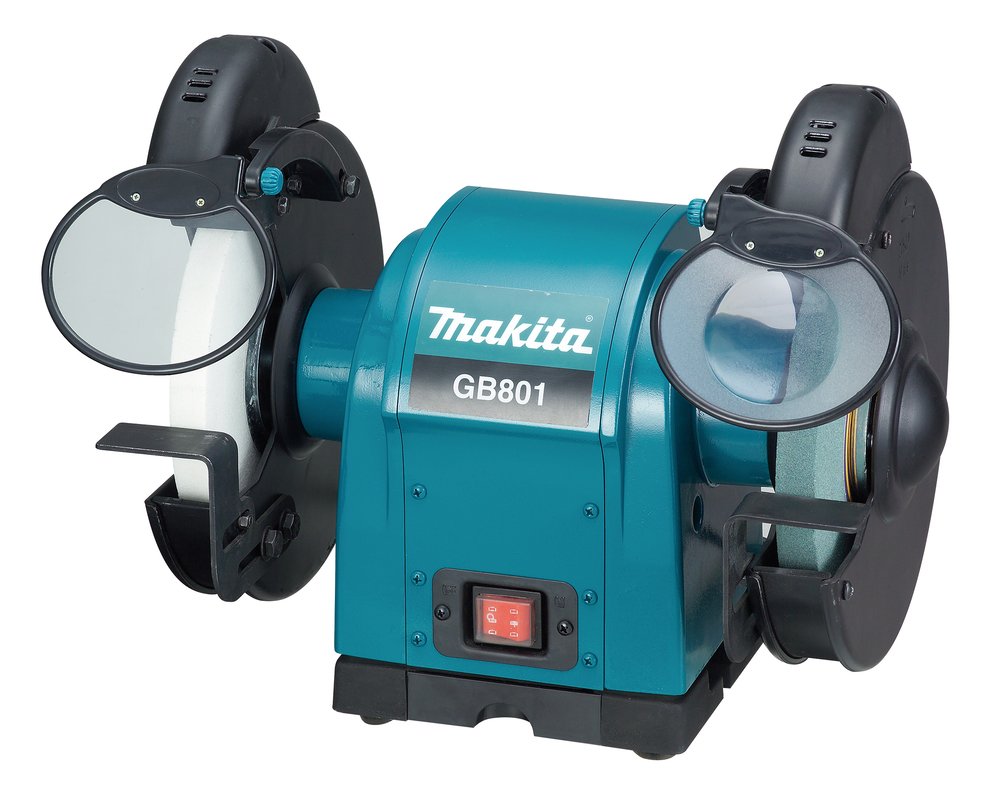 Esmeriladora de Banco Makita GB801 205 Mm 3450 M trabajo metal 550 W