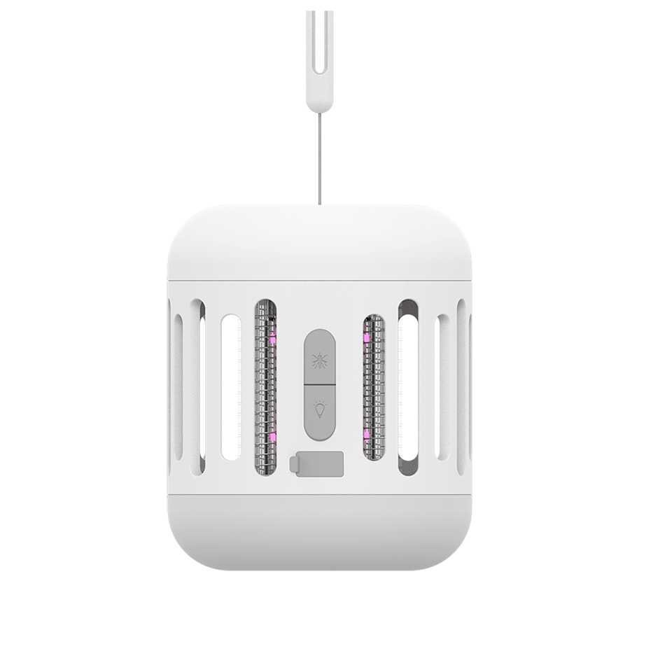 MATA MOSQUITOS PORTÁTIL BLANCO CON LUZ LED