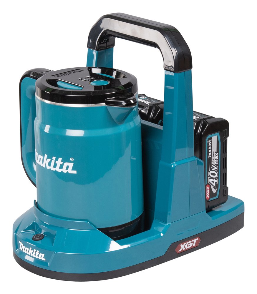 GZ Hervidor Xgt® Makita KT001 8 M 9 M Inox herramienta batería acero inoxidable - Solo máquina (sin batería ni cargador)
