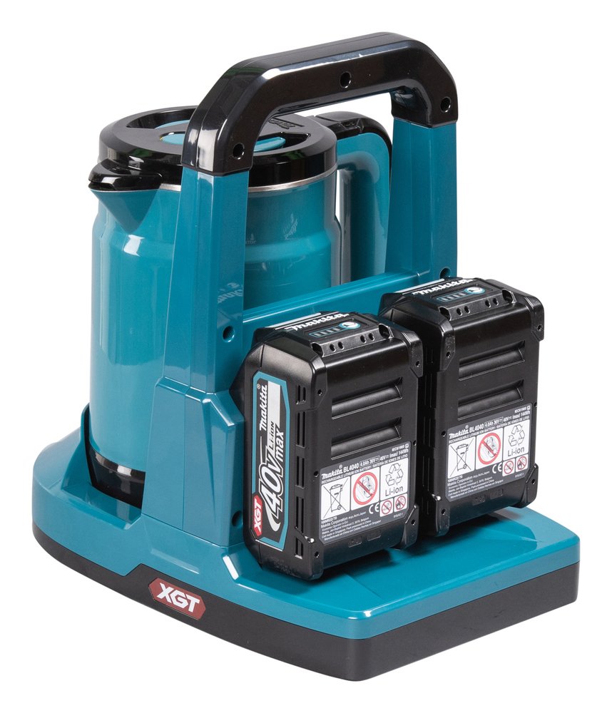 GZ Hervidor Xgt® Makita KT001 8 M 9 M Inox herramienta batería acero inoxidable - Solo máquina (sin batería ni cargador) - Imagen 3
