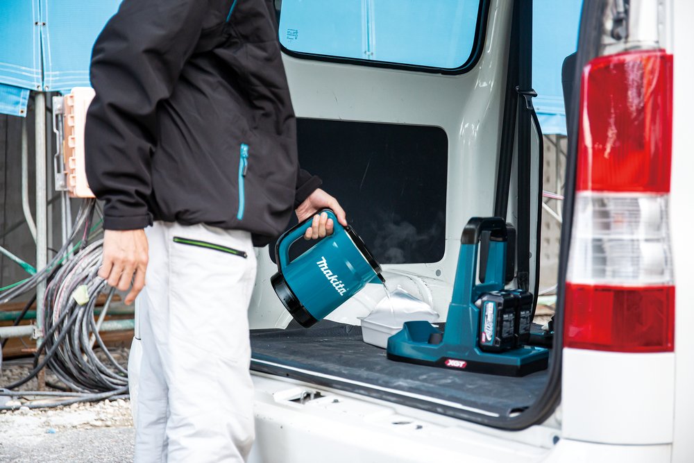 GZ Hervidor Xgt® Makita KT001 8 M 9 M Inox herramienta batería acero inoxidable - Solo máquina (sin batería ni cargador) - Imagen 21