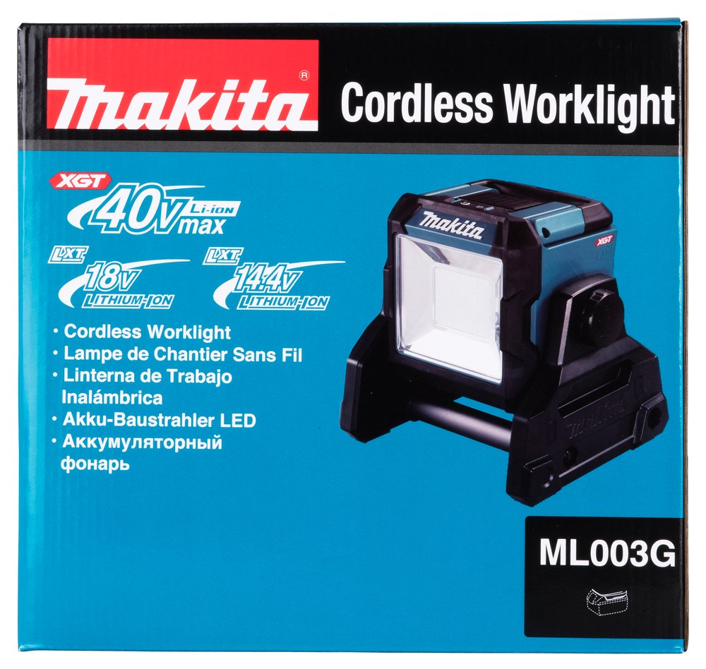 GZ Foco de Trabajo Makita ML003 249X298 280 Mm herramienta batería 18 V - Solo máquina (sin batería ni cargador) - Imagen 16