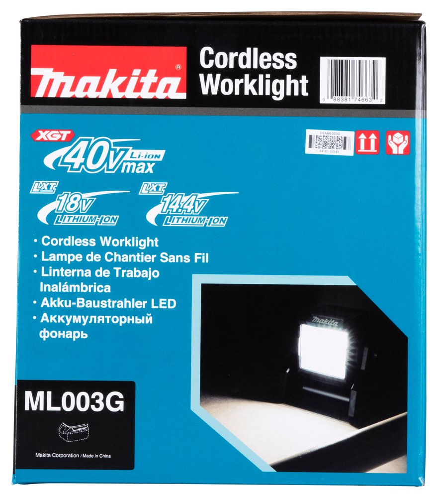 GZ Foco de Trabajo Makita ML003 249X298 280 Mm herramienta batería 18 V - Solo máquina (sin batería ni cargador) - Imagen 17