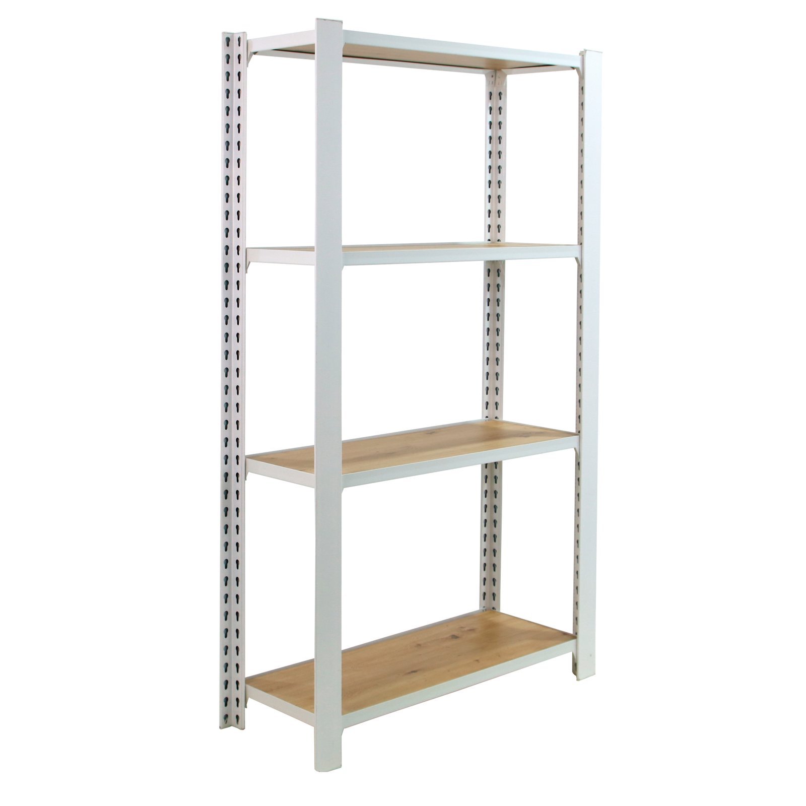 Officlick 4/300 WOOD 800 Blanco/roble NODI Simonrack 1500X800 300 Mm
