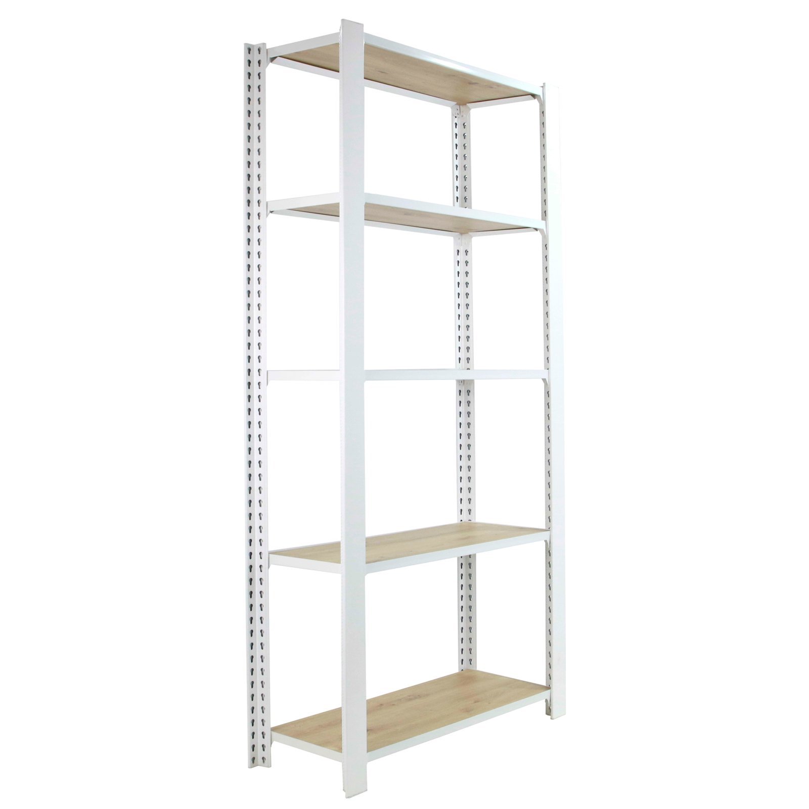 Officlick 5/300 WOOD 800 Blanco/roble NODI Simonrack 2100X800 300 Mm