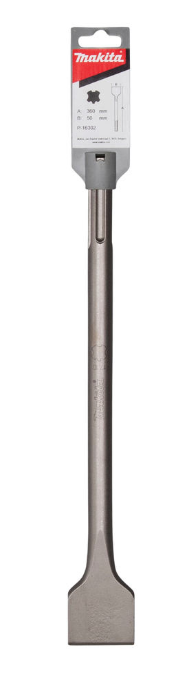 Espátula Hexagonal para Sds-max, 50 X 360 Mm Makita P-16302 50X360 Mm Mate perforación fijación - Imagen 2