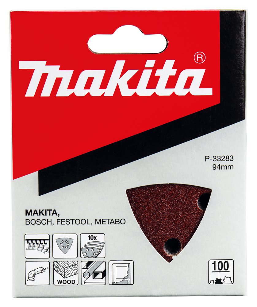 Lijas de Velcro 94 Mm, 100G Makita P-33283 Mate multiherramienta aluminio - Imagen 2