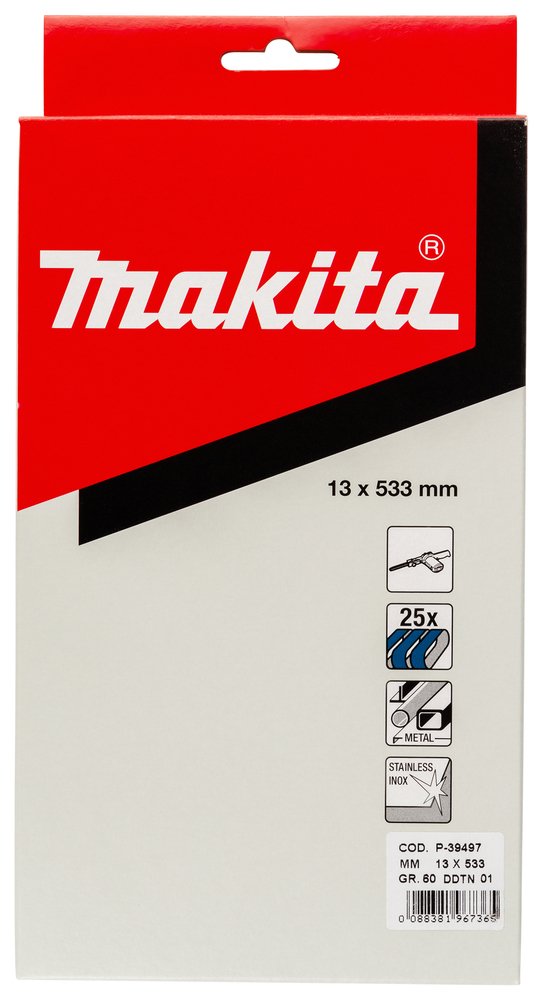 Banda de Lijado Makita P-39497 13X533 533 Mm abrasivo pulido - Imagen 2