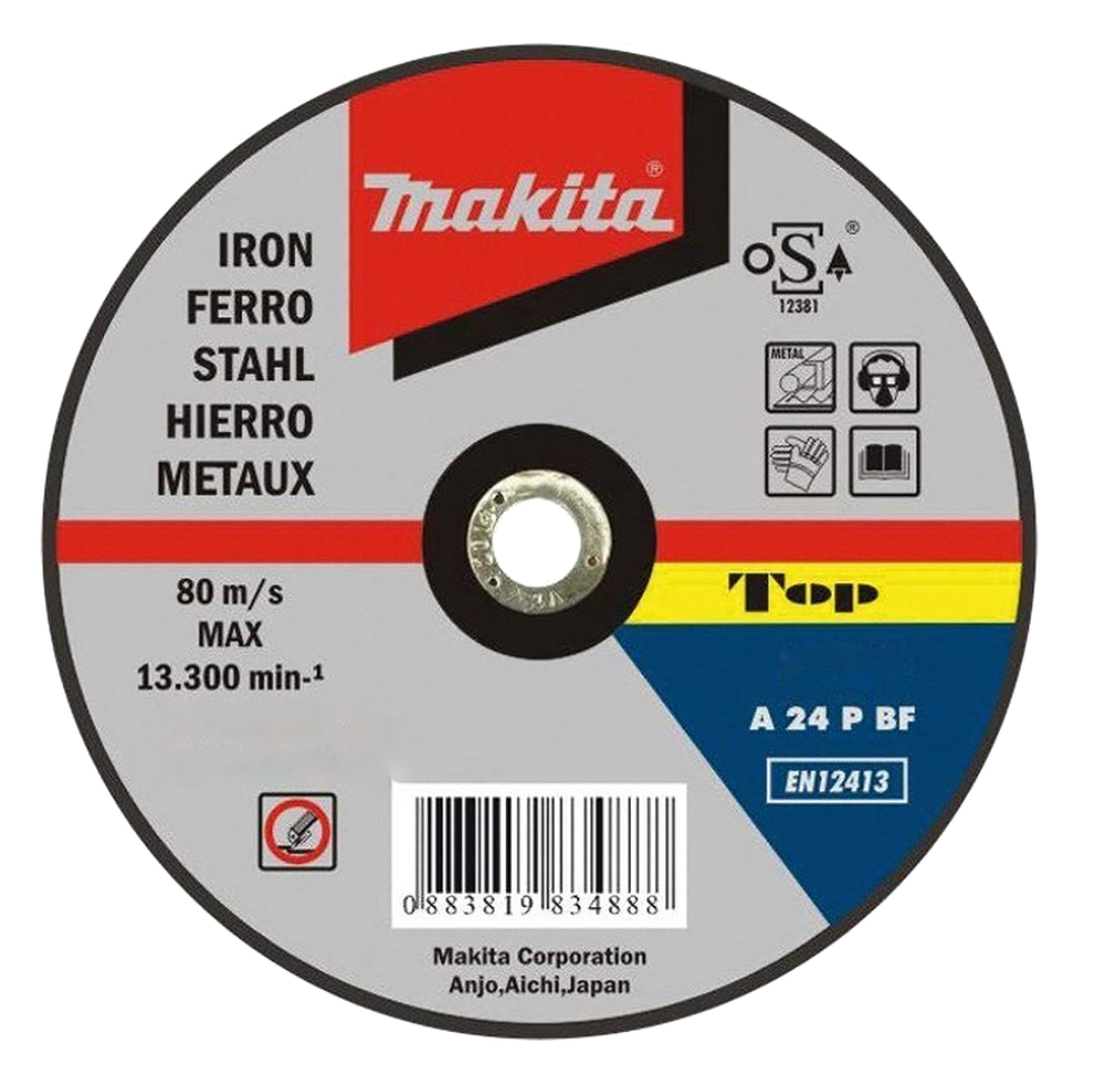 Disco de Desbarbe 230 X 7,0 Mm Makita P-52819 230X7 trabajo metal