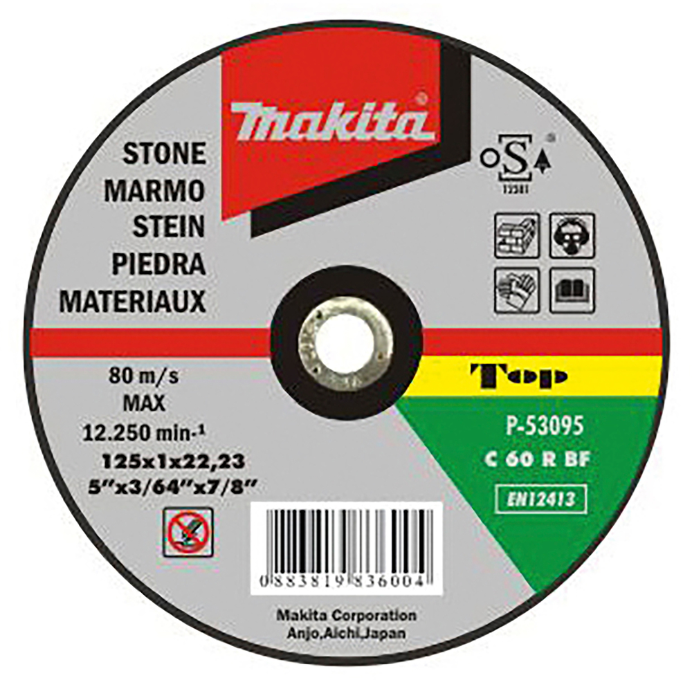 Disco de Corte 125 Mm Makita P-53095 125X1X22 trabajo metal