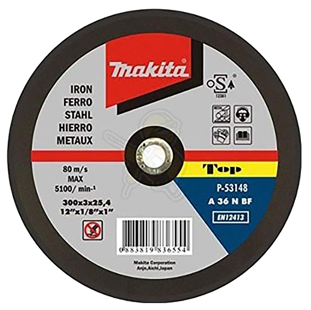 Disco de Corte 300 X 25 X 3,0 Mm Makita P-53148 300X25X3 cepillado cortador