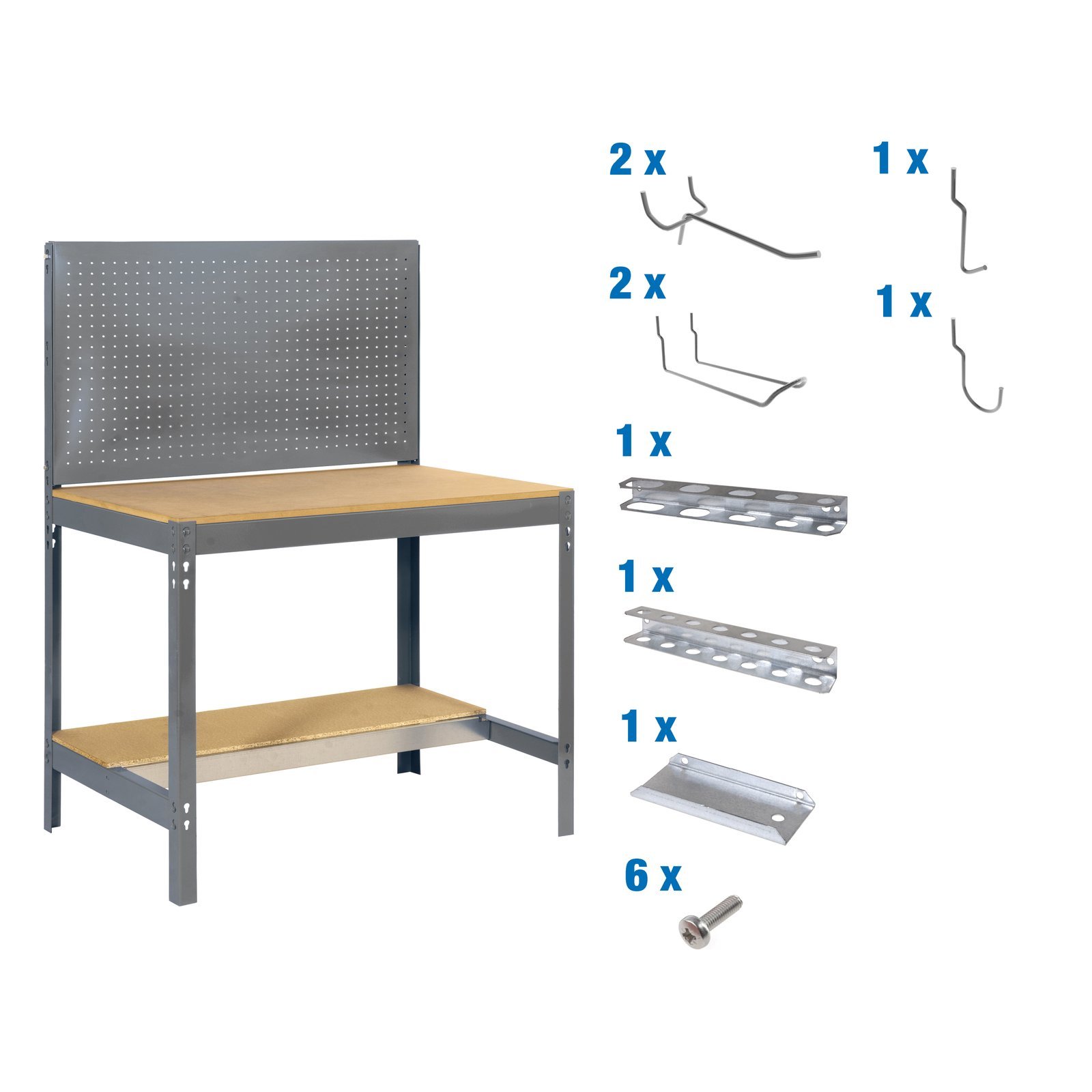 PACK Simonwork BT2 900 Gris/mad+ 9 ACCS Simonrack 1445X910 600 Kg