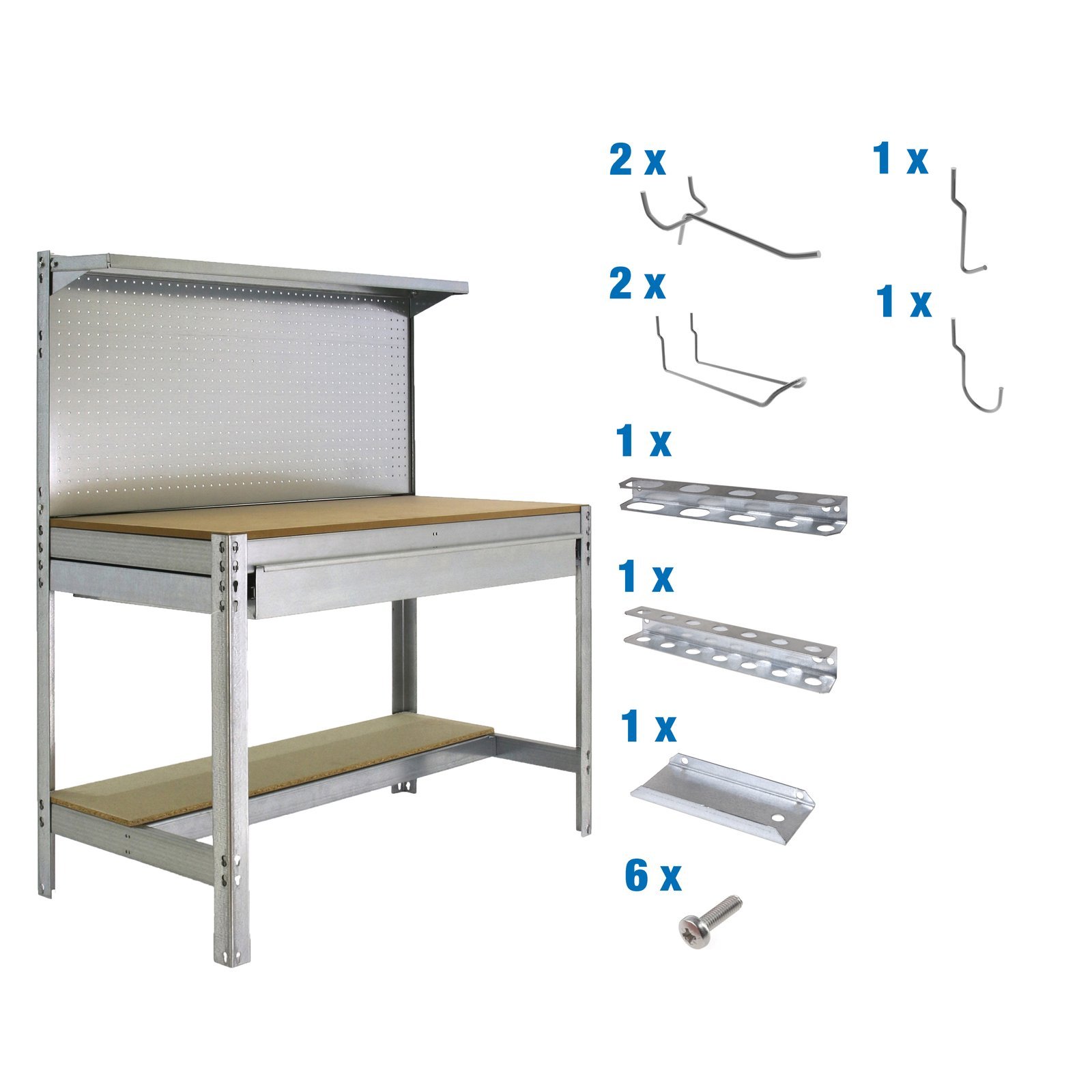 PACK Simonwork BT3 BOX 900 Galva/mad+ 9 ACCS Simonrack 1445X910 600 Kg