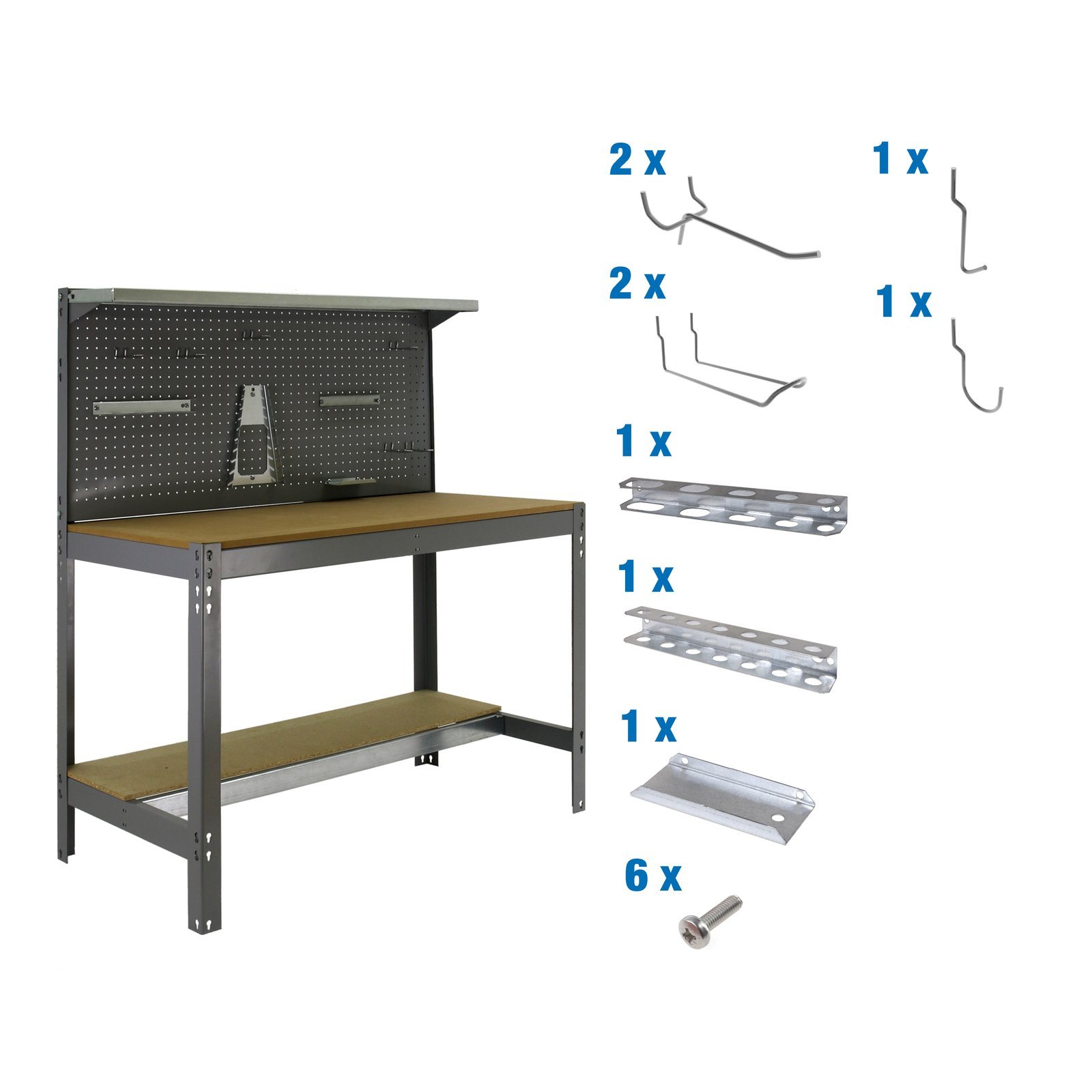 PACK Simonwork BT3 900 Gris/mad+ 9 ACCS Simonrack 1445X910 600 Kg