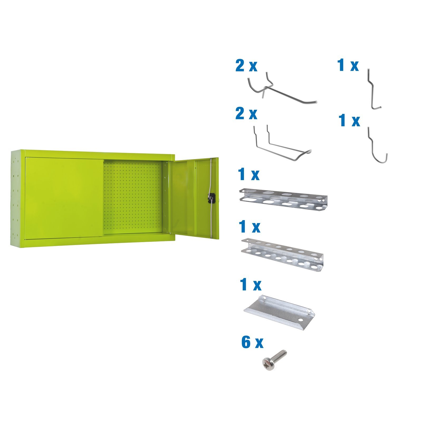 Cabinet TOOLS MON 650X1200 Mm Verde+ 9 ACCS Simonrack 650X1200 MM 75 Kg