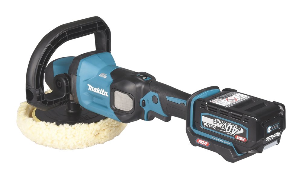 GZ Pulidora Rotorbital Xgt® Makita PV001 180 Mm 200 M herramienta batería 5 AH - Solo máquina (sin batería ni cargador) - Imagen 3
