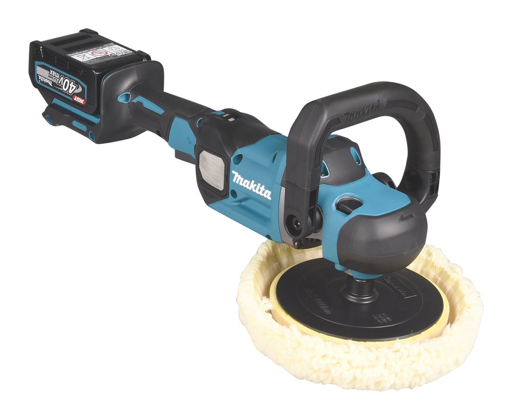 GZ Pulidora Rotorbital Xgt® Makita PV001 180 Mm 200 M herramienta batería 5 AH - Solo máquina (sin batería ni cargador) - Imagen 7