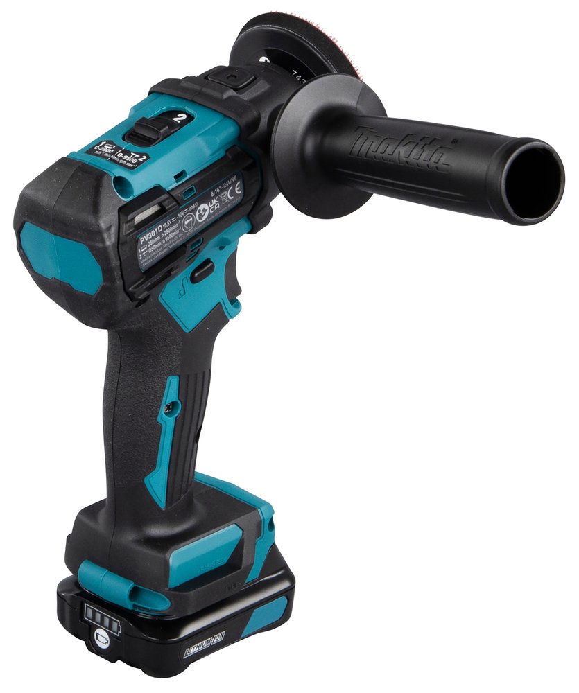 DSAE Lijadora Pulidora Cxt® Makita PV301 75 Mm 500 M Blanca trabajo metal 0 AH - Imagen 5