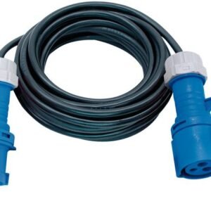 Alargador eléctrico IP44 H07RN-F 3G con clavijas y conectores CEE 230V/16A (10 m x 2,5 mm)