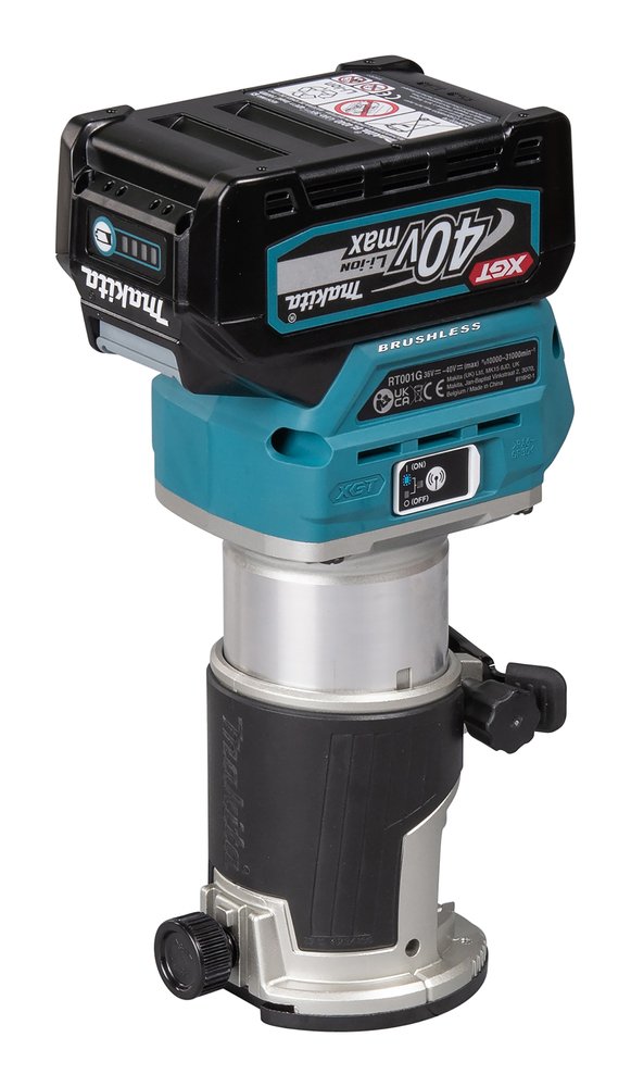 Fresadora Multifunción Xgt® Makita RT001GZ14 6 Mm 8 Mm Mate herramienta batería aluminio - Solo máquina (sin batería ni cargador) - Imagen 5