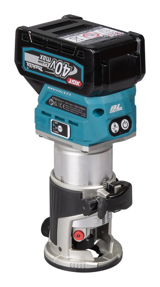 Fresadora Multifunción Xgt® Makita RT001GZ14 6 Mm 8 Mm Mate herramienta batería aluminio - Solo máquina (sin batería ni cargador) - Imagen 7