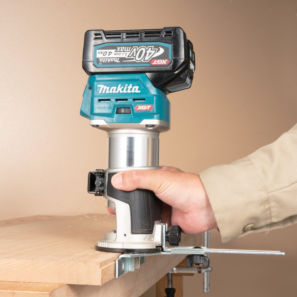 Fresadora Multifunción Xgt® Makita RT001GZ14 6 Mm 8 Mm Mate herramienta batería aluminio - Solo máquina (sin batería ni cargador) - Imagen 16