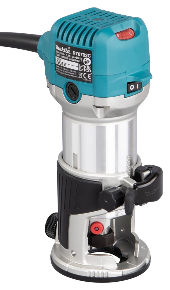 Fresadora Multifunción Makita RT0702C 8 Mm 34000 M trabajo madera 710 W - Imagen 7