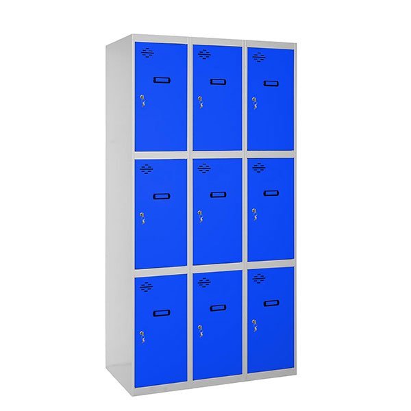 Simonlocker PROF MON 3 Puerta 3/9 400 (1200) GR/AZ Simonrack 1800X1200 500 Mm Azul