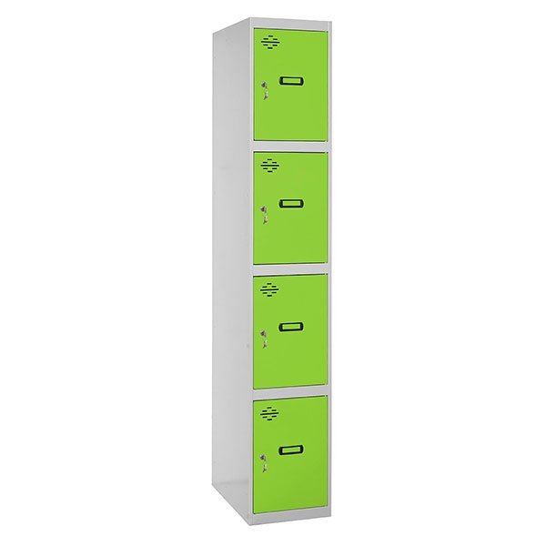 Simonlocker PROF MON 4 Puerta 1/4 400 GR/VE Simonrack 1800X400 Verde