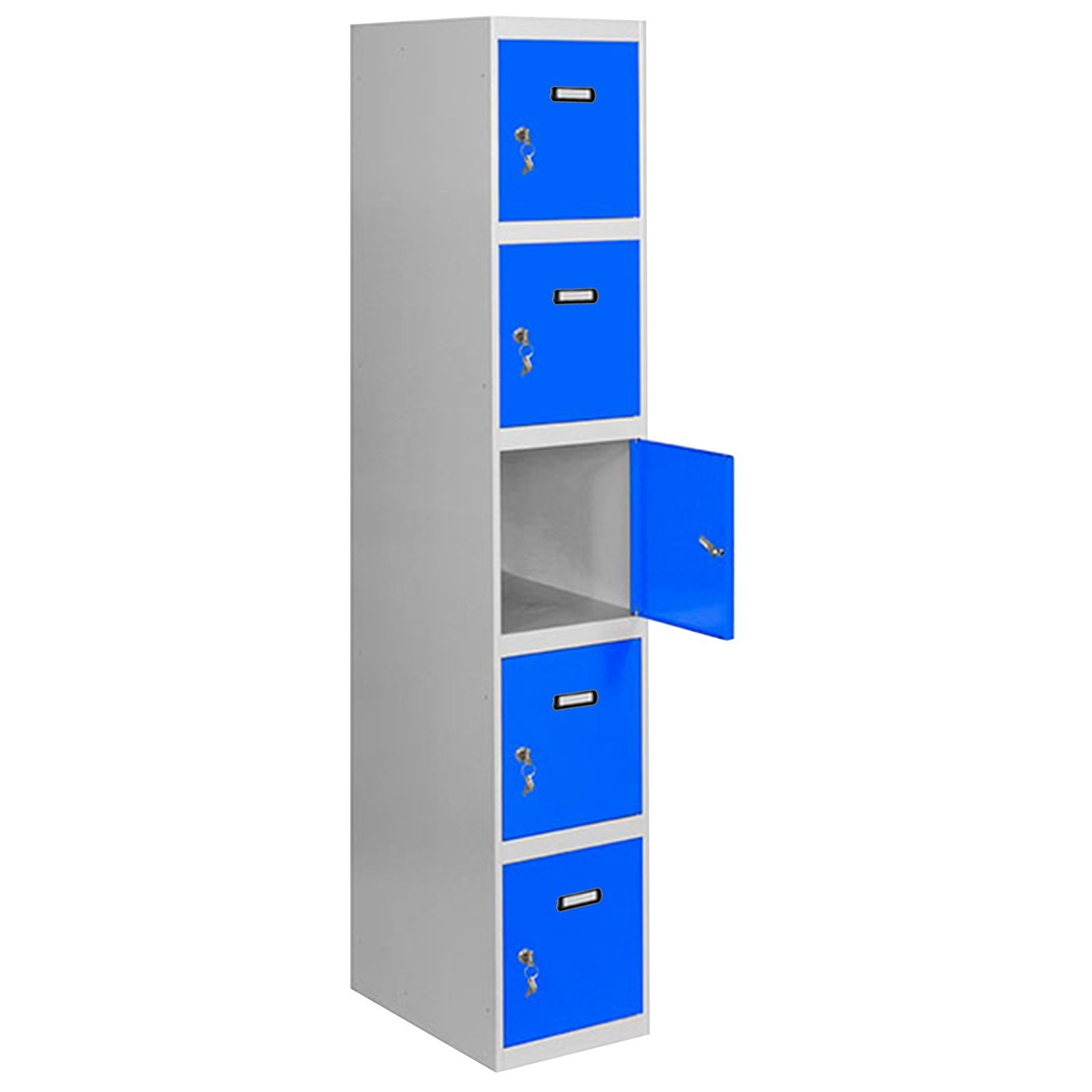 Simonlocker PROF MON 5 Puerta 1/5 400 GR/AZ Simonrack 1800X400 Azul