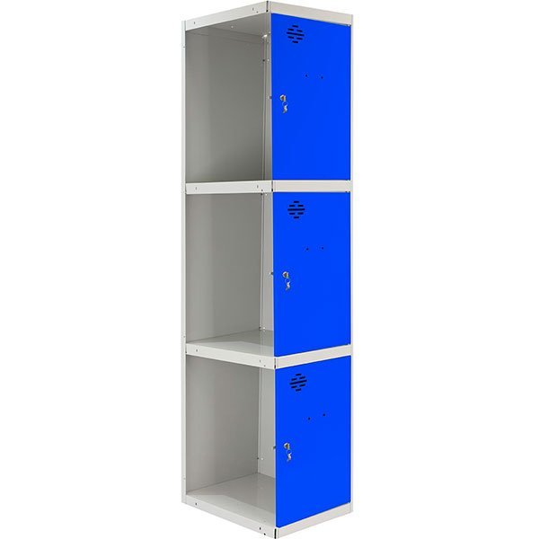 Simonlocker PROF DISM 3 Puerta 1/3 400 ADI GR/AZ Simonrack 1800X400 500 Mm Azul