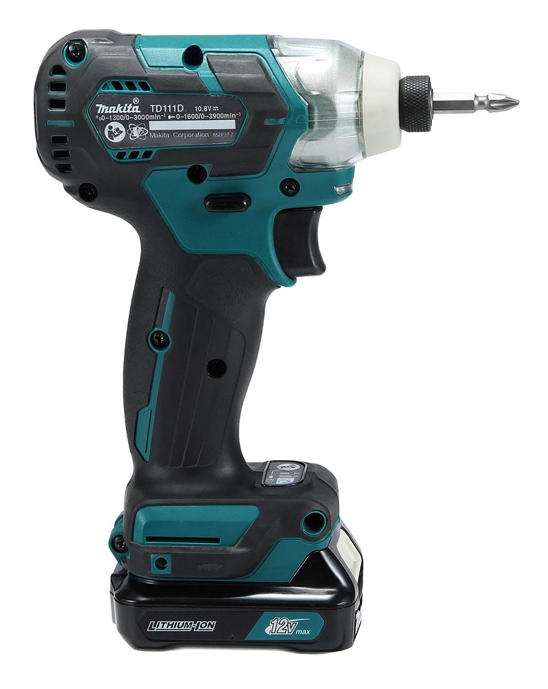 DSAE Atornillador de Impacto Cxt® Makita TD111 000 M 1300 M Blanca herramienta batería - Imagen 6