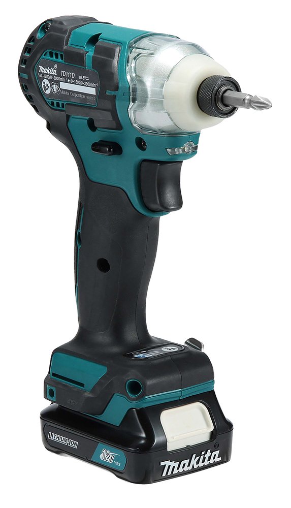 DSAE Atornillador de Impacto Cxt® Makita TD111 000 M 1300 M Blanca herramienta batería - Imagen 7
