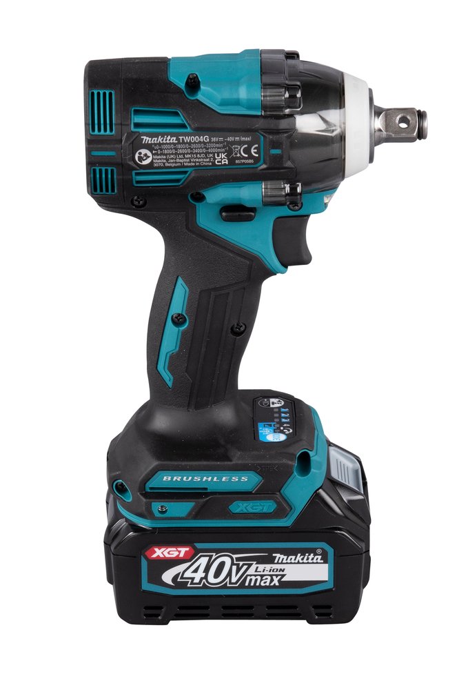 GZ Llave de Impacto Xgt® Makita TW004 200 M 144 Mm Blanca herramienta batería 0 AH - Solo máquina (sin batería ni cargador) - Imagen 5