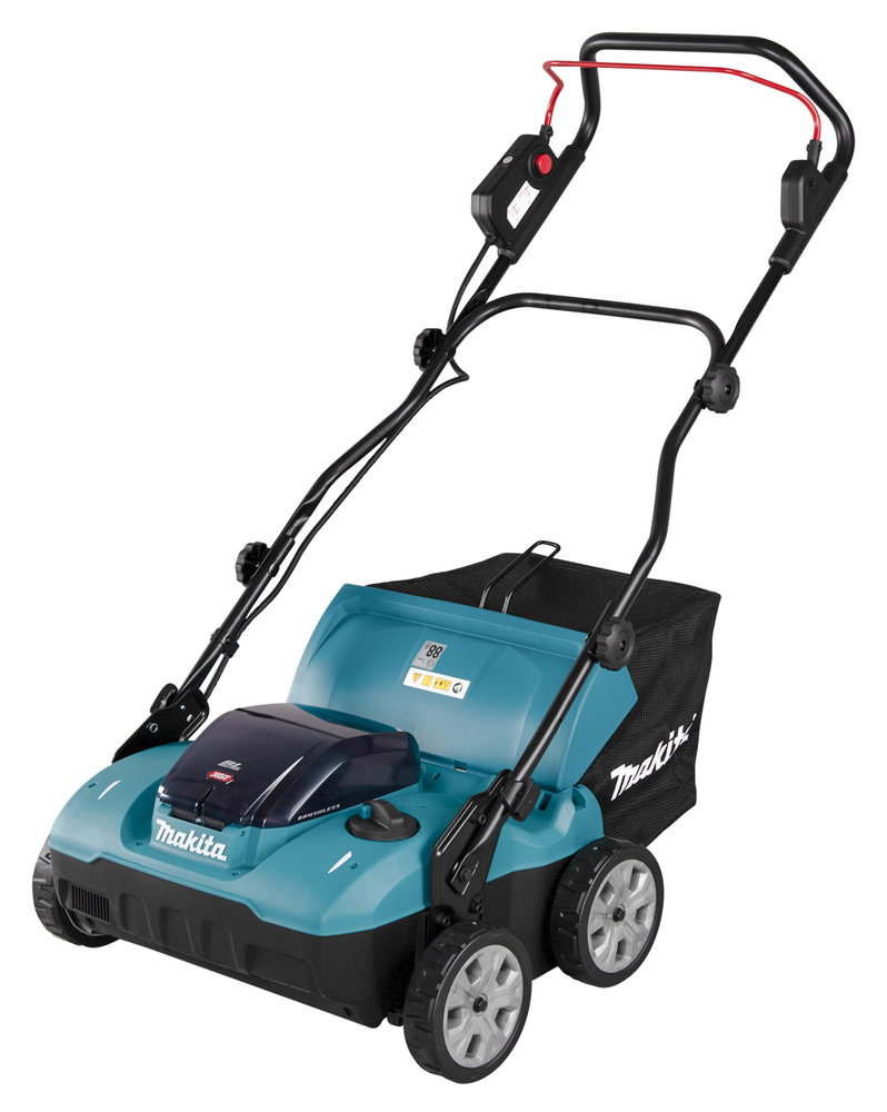 GZ Escarificador a Batería Xgt® Makita UV001 38 Cm 380 MM Plata herramienta 50 L - Solo máquina (sin batería ni cargador)