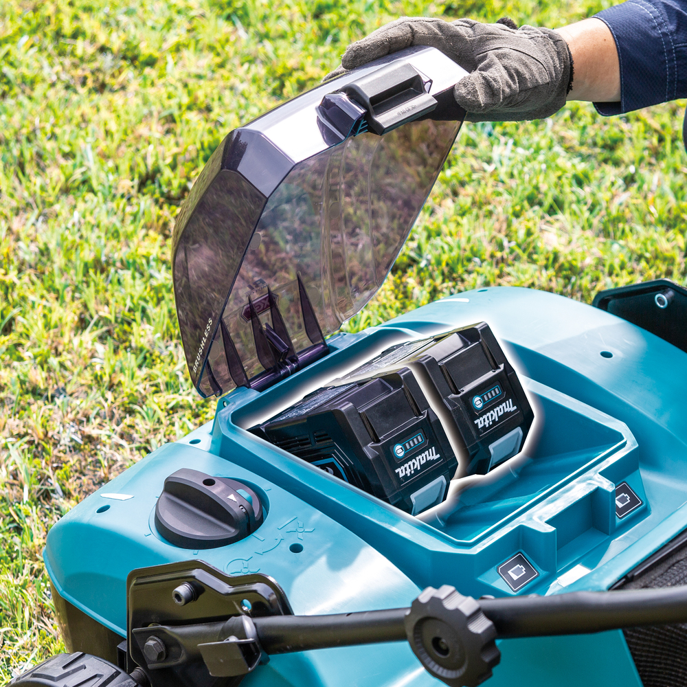 GZ Escarificador a Batería Xgt® Makita UV001 38 Cm 380 MM Plata herramienta 50 L - Solo máquina (sin batería ni cargador) - Imagen 20