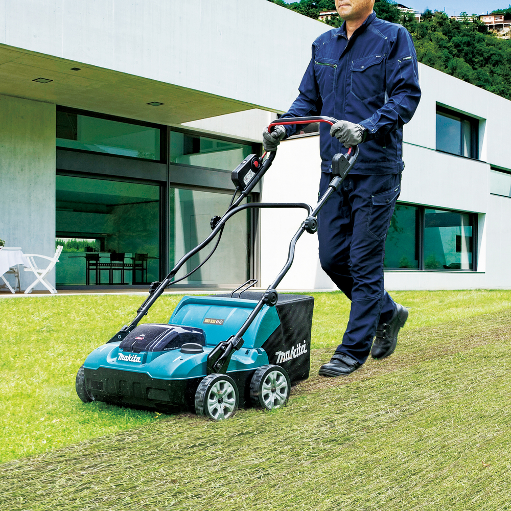 GZ Escarificador a Batería Xgt® Makita UV001 38 Cm 380 MM Plata herramienta 50 L - Solo máquina (sin batería ni cargador) - Imagen 21