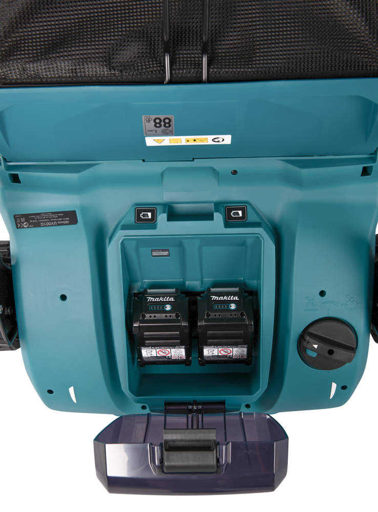 GZ Escarificador a Batería Xgt® Makita UV001 38 Cm 380 MM Plata herramienta 50 L - Solo máquina (sin batería ni cargador) - Imagen 13