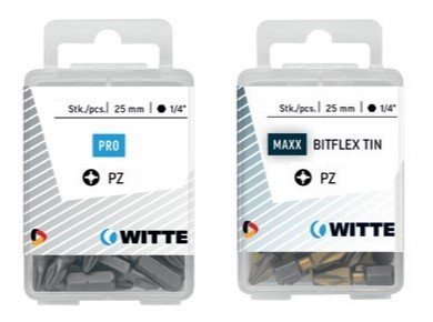 10 Puntas en cajita de plástico largo 25 mm (PZ 3 BITFLEX TIN)