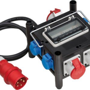 Distribuidor de energía compacto de goma IP44 BSV 3 (2 m)