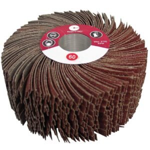 Rueda mil hojas de núcleo corte desigual RNC (Ø Ext. 120 mm; Espesor 50 mm; Núcleo 19K; Grano 120)