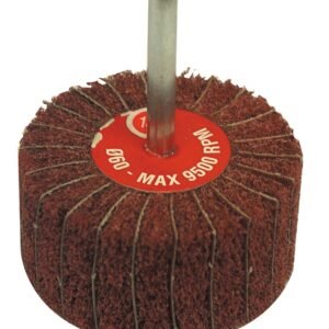 Ruedas mixtas con vástago RVM (Ø Ext. 80 mm; Espesor 50 mm; Vástago 6 mm; Grano 180)