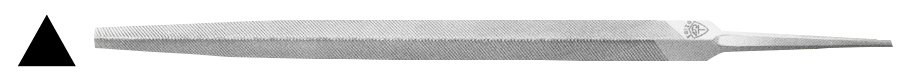 Lima de mecánico triangular fina 14"